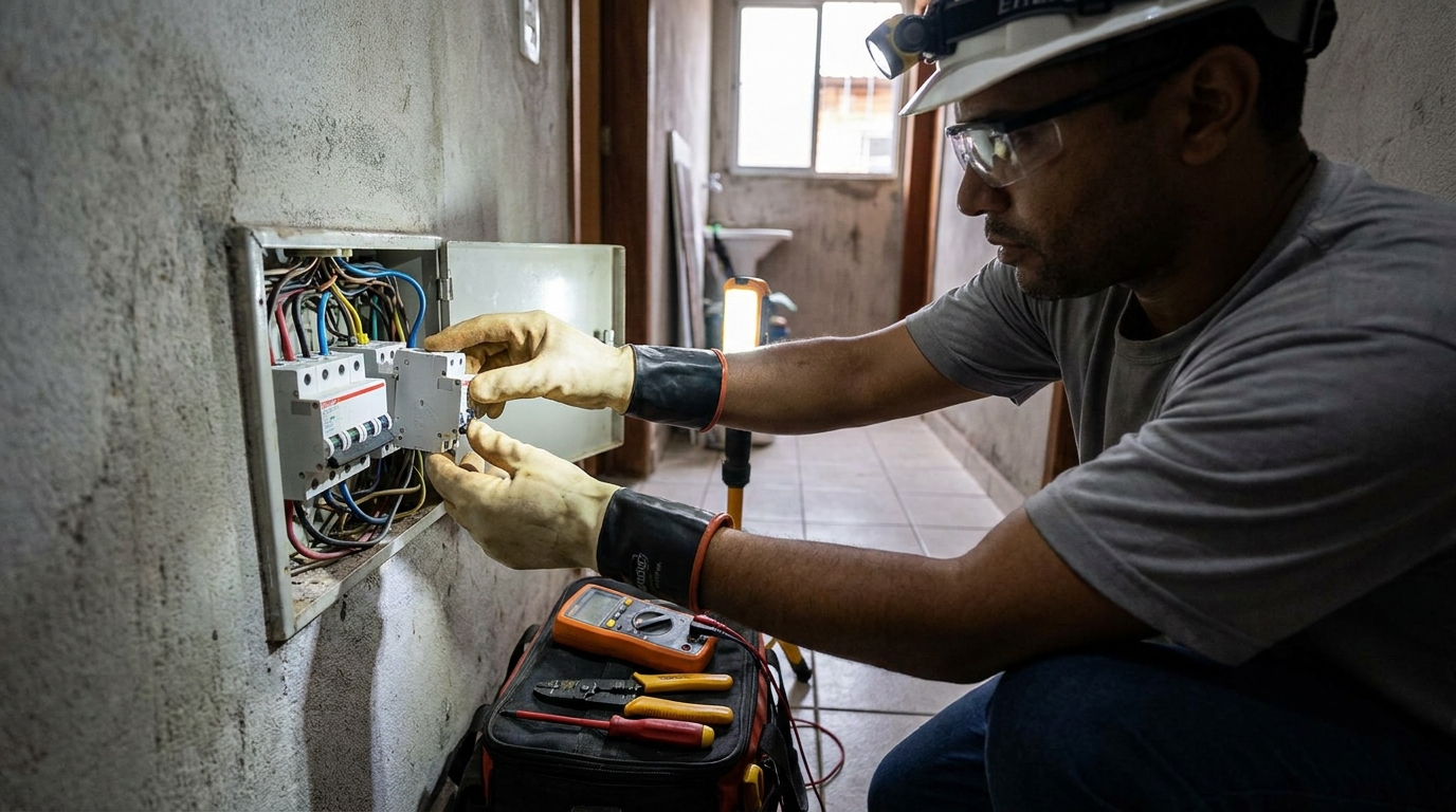 Instalacao de disjuntor profissional em Vitória‑ES