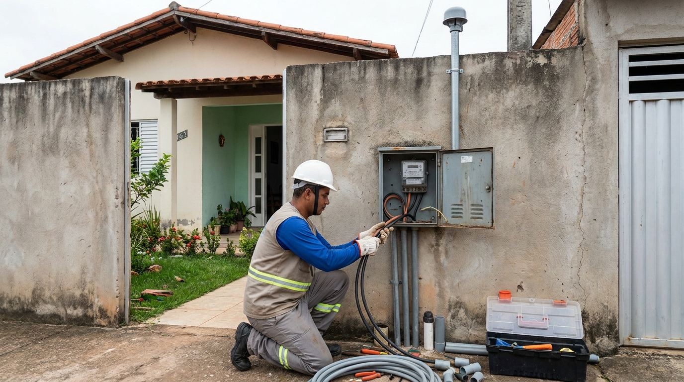 Instalacao de padrao de energia em Vitória‑ES