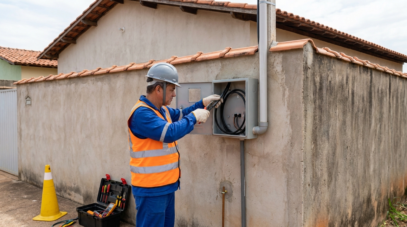 Instalacao de padrao de energia profissional em Vitória‑ES