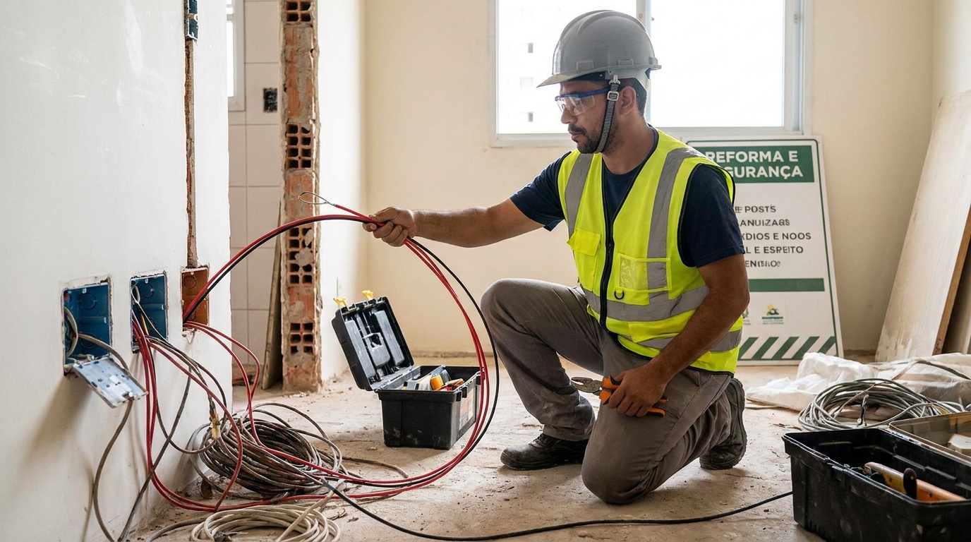 Troca de fiacao eletrica em Vitória‑ES