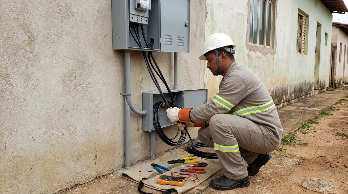 Troca de padrao de energia em Vitória‑ES